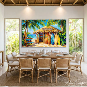 Affiche Peinture Surf