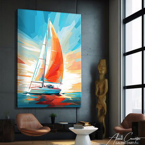 tableau bateau mer