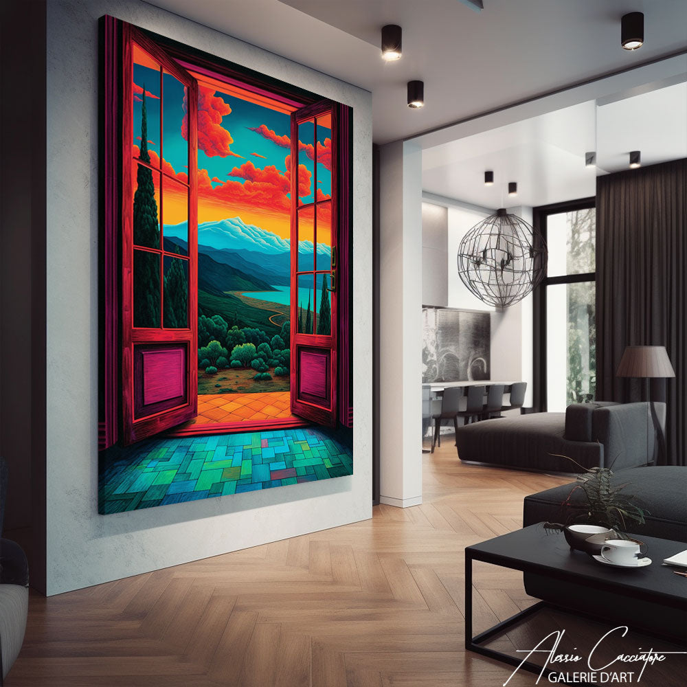 Peinture Fenêtre Ouverte