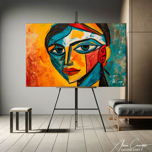 tableau femme picasso