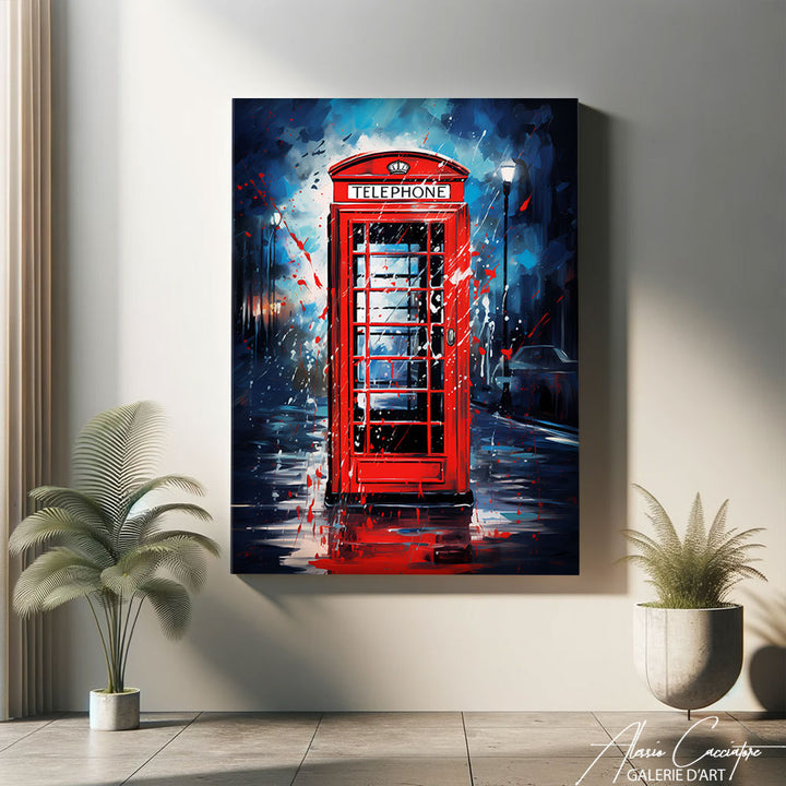 tableau londres rouge