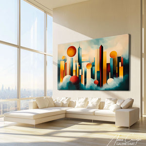 Tableau geometrique moderne
