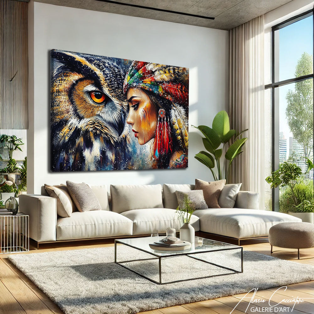 tableau hibou