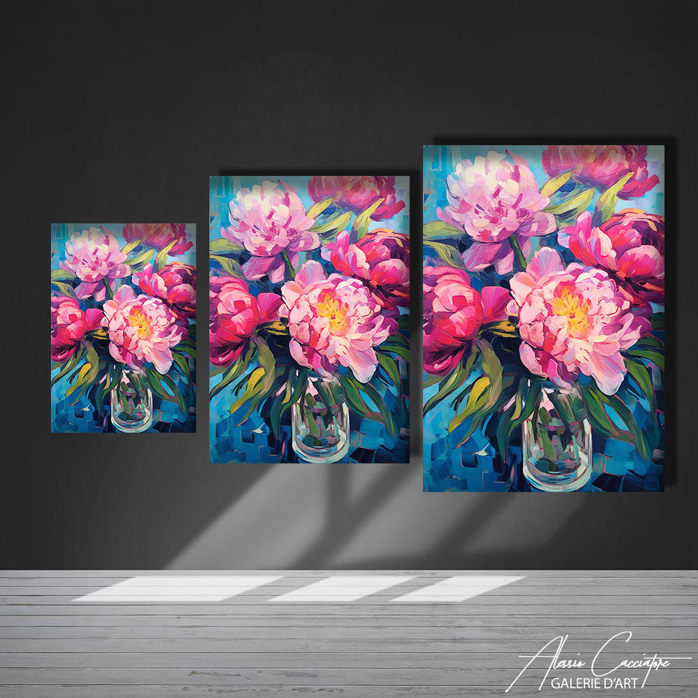 tableaux pivoines