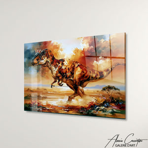 Cadre Toile Dinosaure