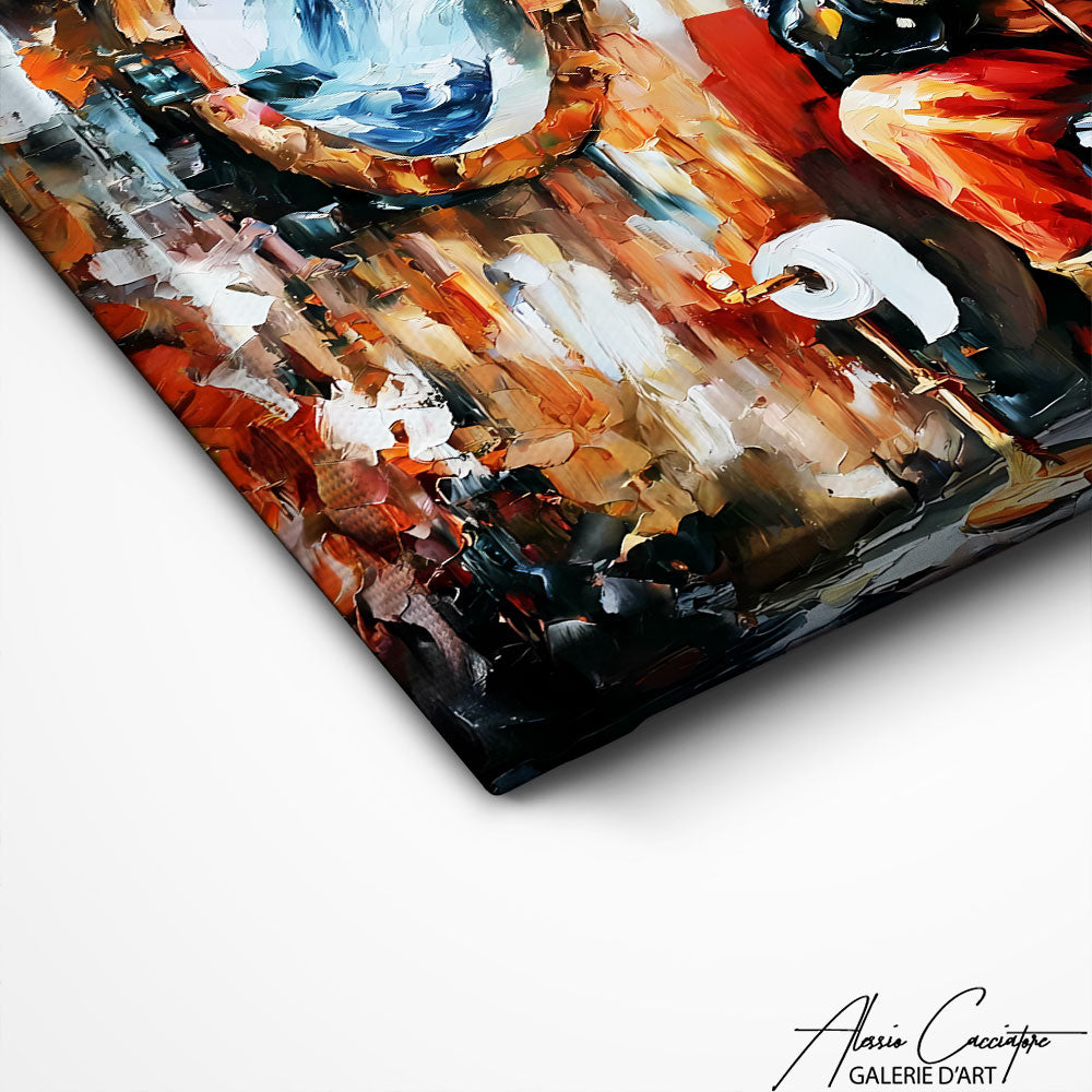 Art Mural WC Moderne
