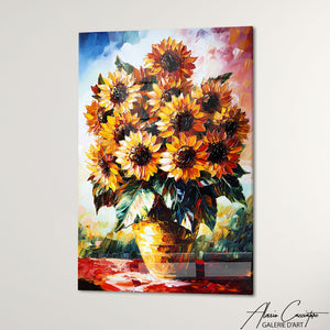 Art Mural Tournesols Tableau