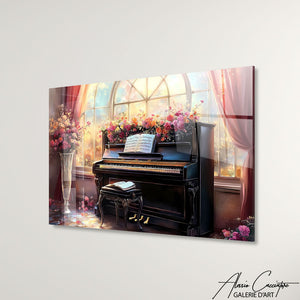 Art Mural Piano Tableau