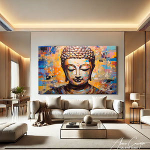 tableau avec bouddha