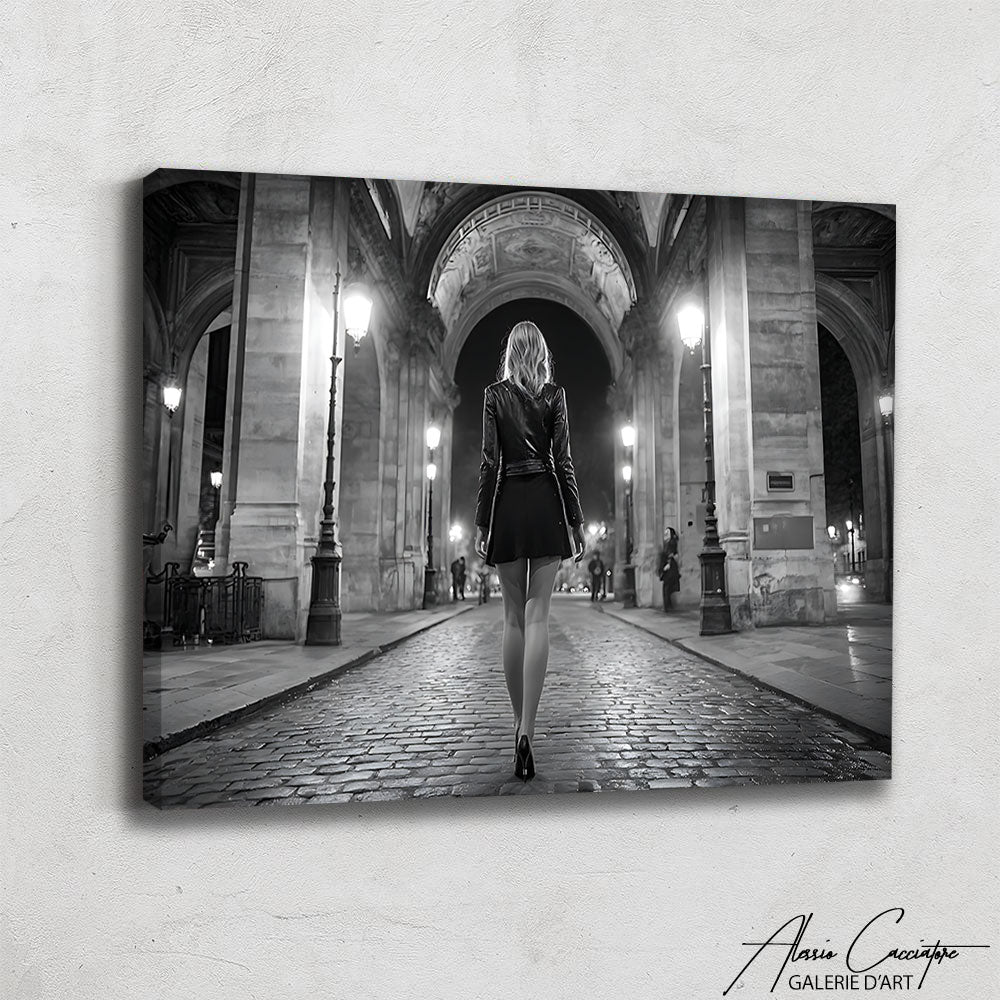 TABLEAU SALON NOIR ET BLANC