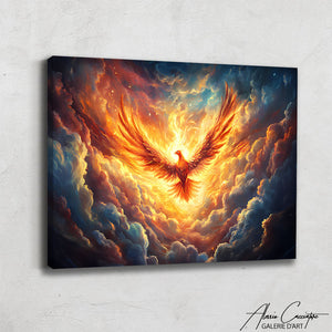 Tableau Oiseau de Feu