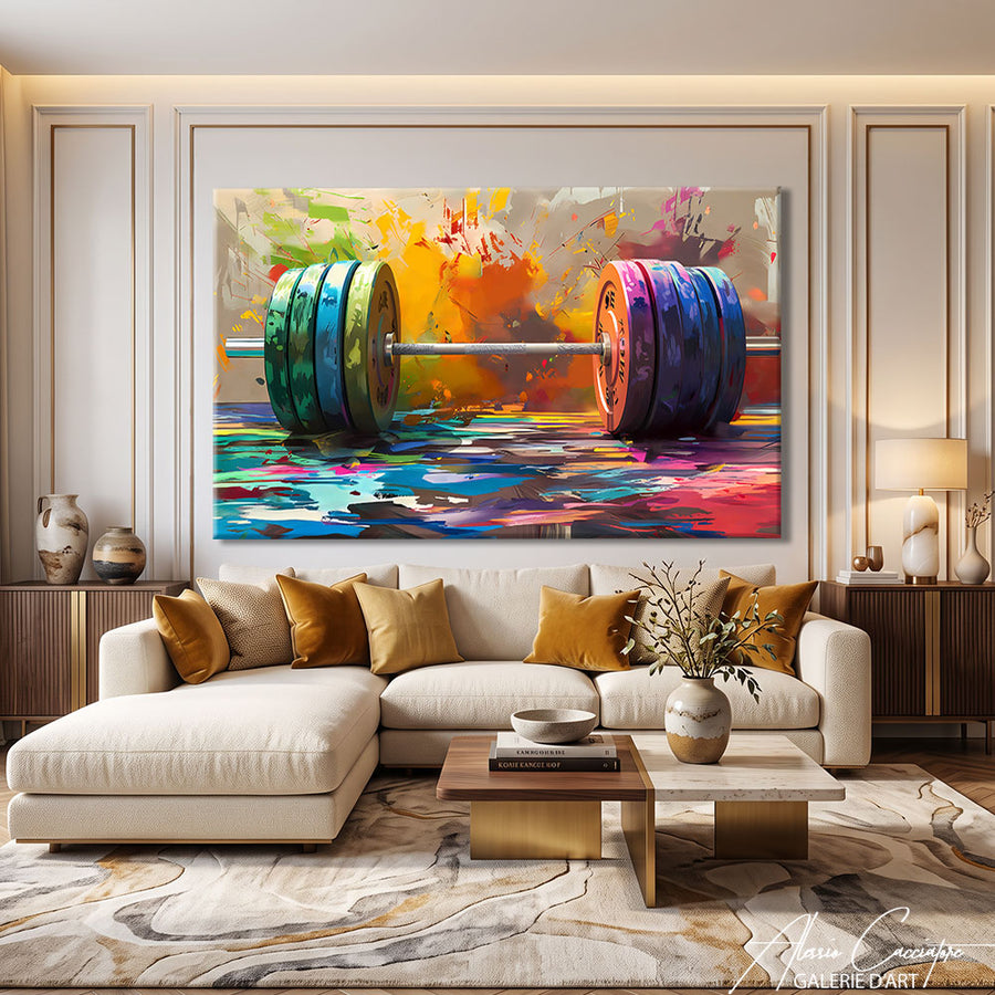 TABLEAU CONTEMPORAIN MUSCULATION – mise en situation