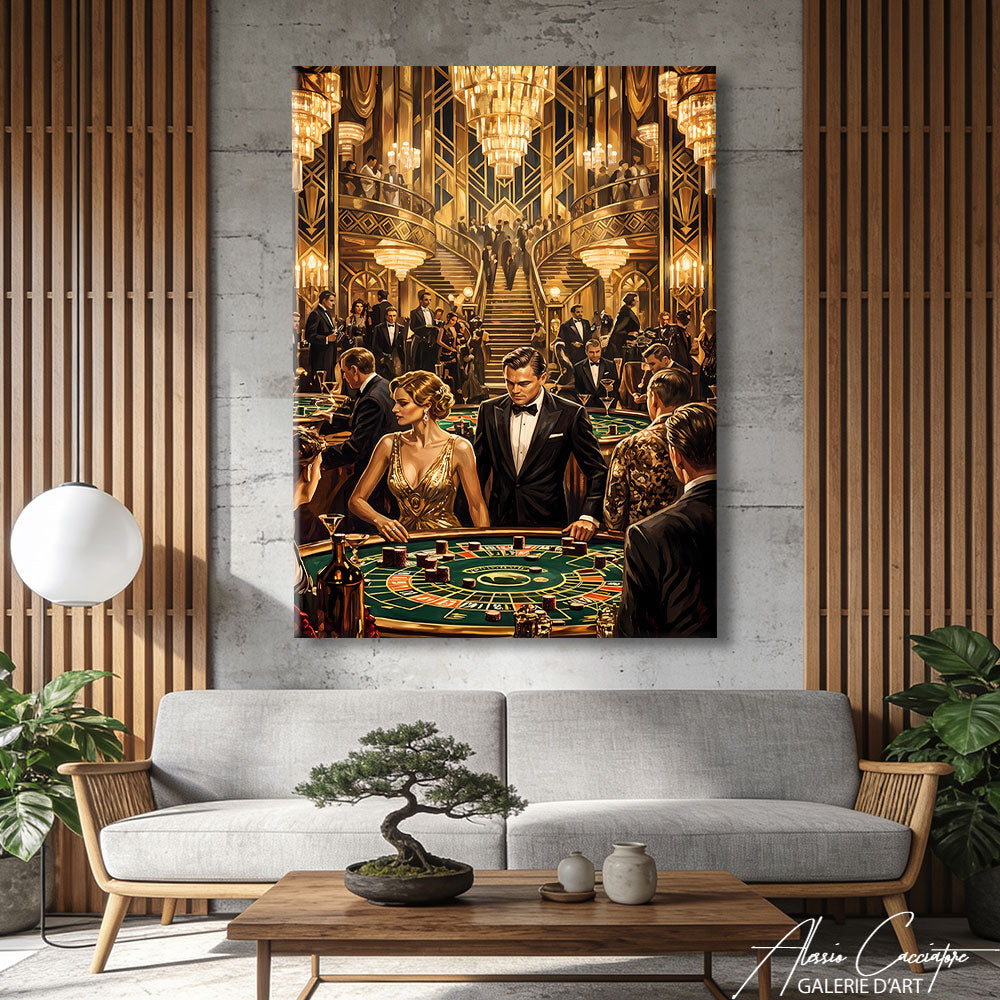 Peinture Casino Art Deco