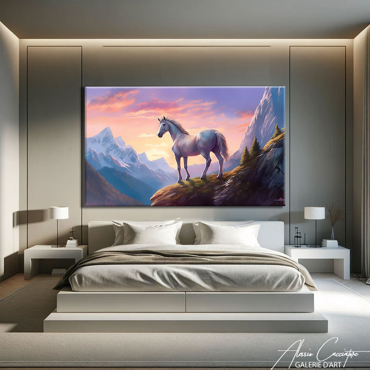 TABLEAU CHEVAL COLORÉ