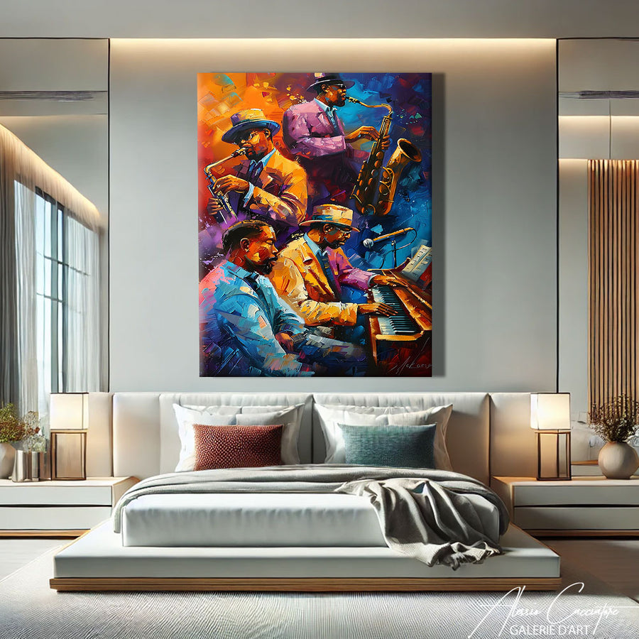 Jazz Peinture – mise en situation