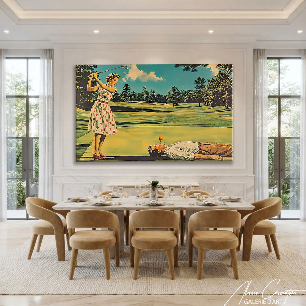 Affiche Golfeuse