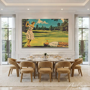 Affiche Golfeuse