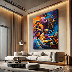 Tableau Contemporain Abstrait Design
