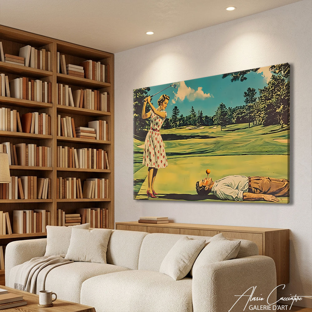 Décoration Murale Golfeuse
