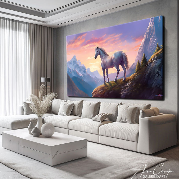 TABLEAU CHEVAL COLORÉ