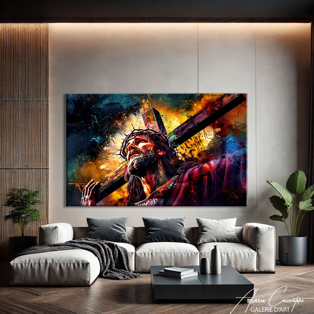 Portrait Jésus Peinture
