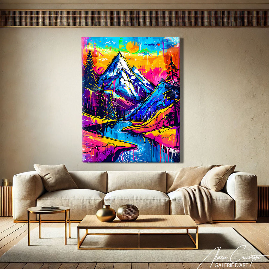 Tableau Thème Montagne – mise en situation