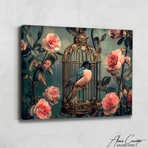 Tableau Cage à Oiseau