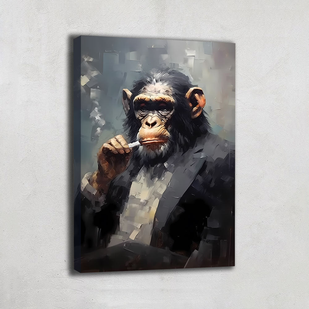 TABLEAU SINGE CIGARE