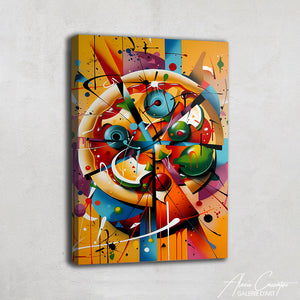 Tableau Contemporain Géométrique