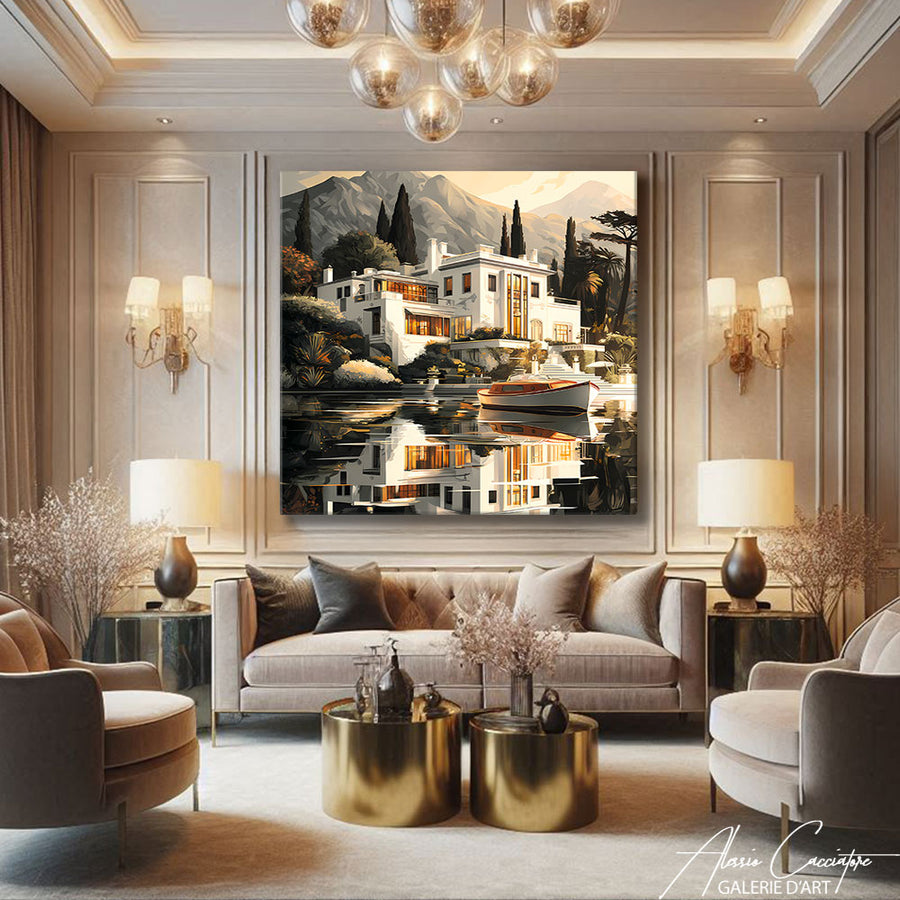 Tableau Carre Moderne – mise en situation