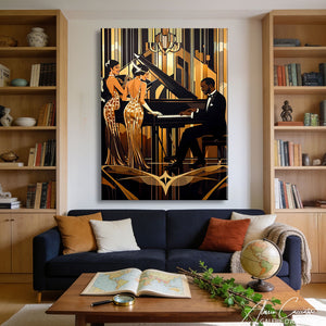 Toile Pianiste Jazz