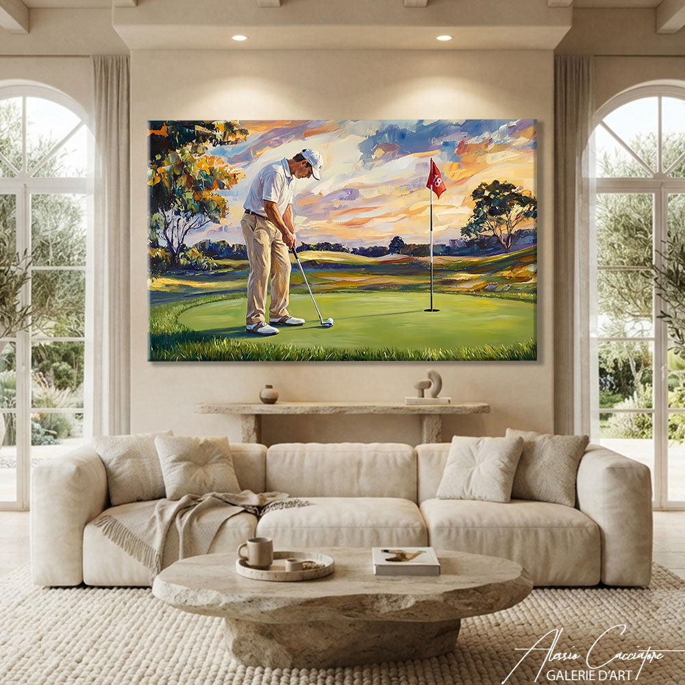 Toile Golfeur