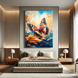 tableau décoratif papillon
