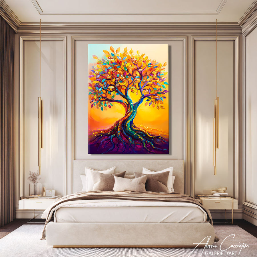 Arbre de vie art – mise en situation