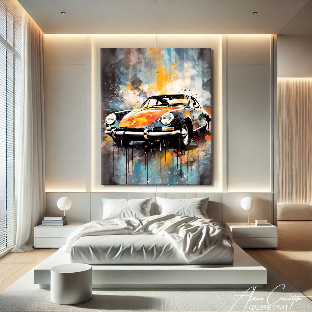 Tableau street art coloré