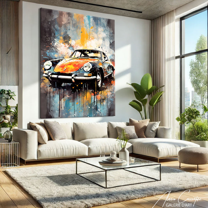 Tableau Street Art Voiture | Alessio Cacciatore