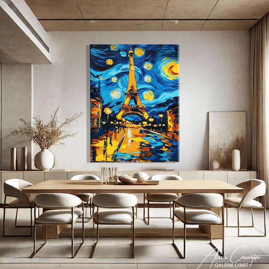 Tableau Paris Nuit – mise en situation