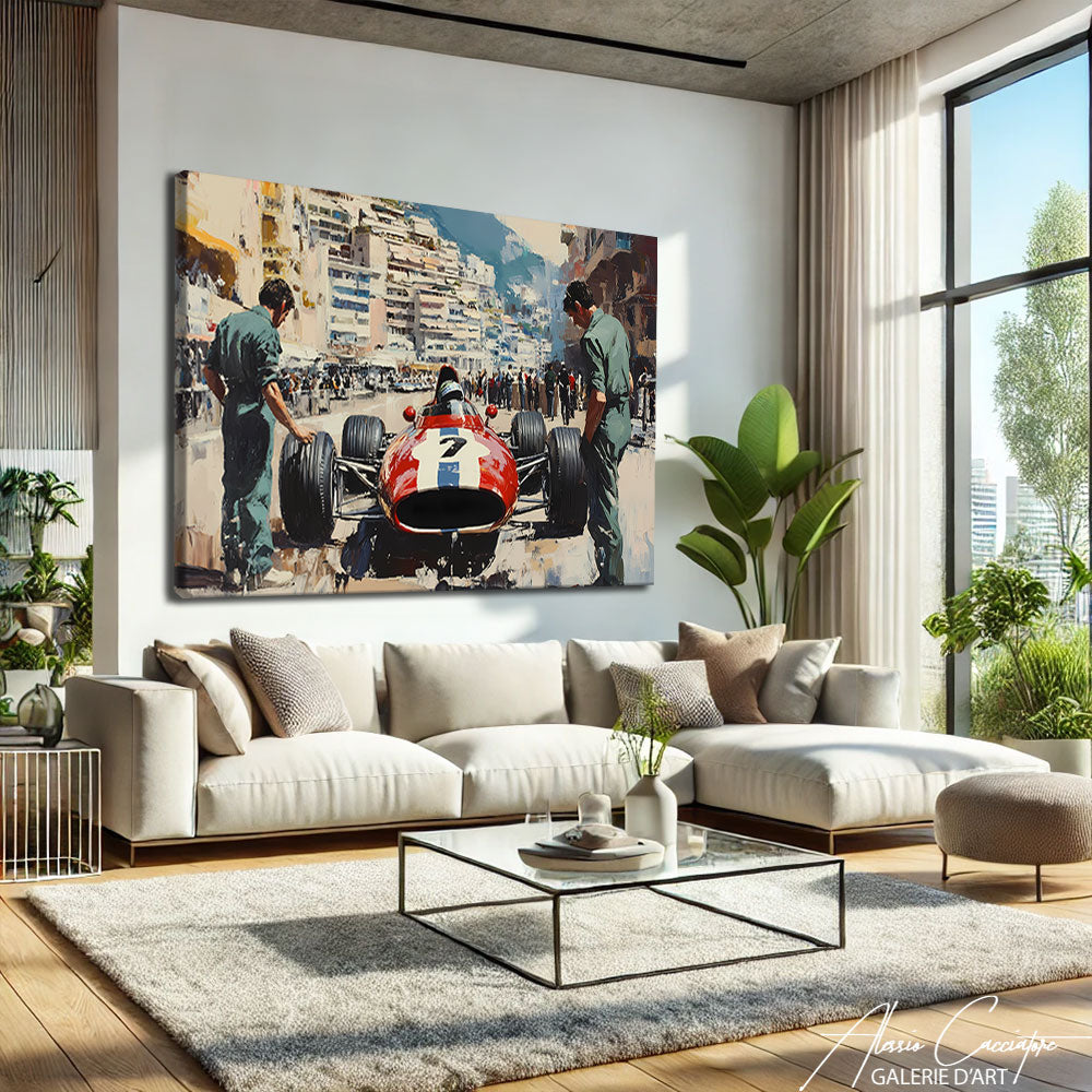 Tableau Vintage Monaco