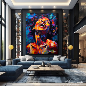 tableau peinture africaine