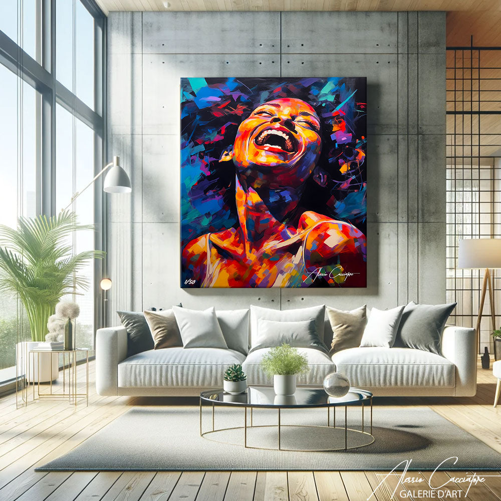 tableau femme africaine