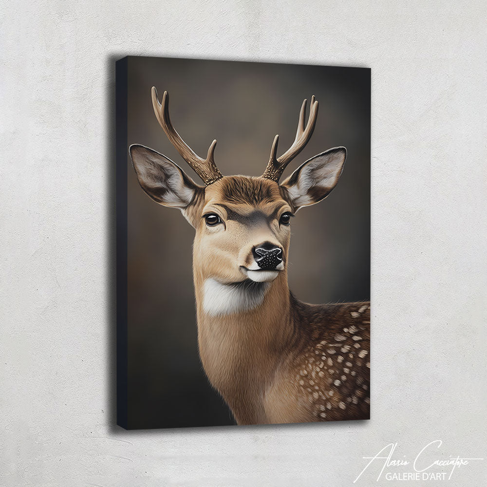 Cadre Tête De Cerf