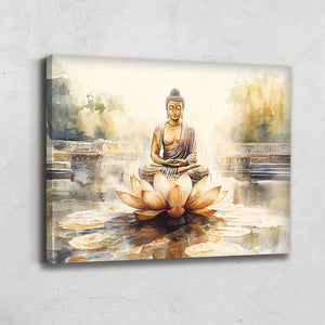 TABLEAU BOUDDHA MÉDITATION