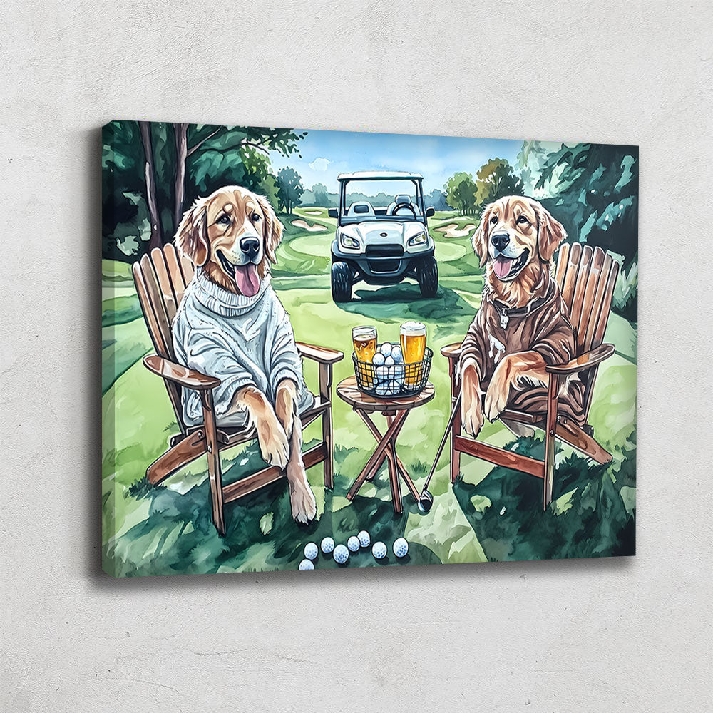 Tableau Sur Le Golf