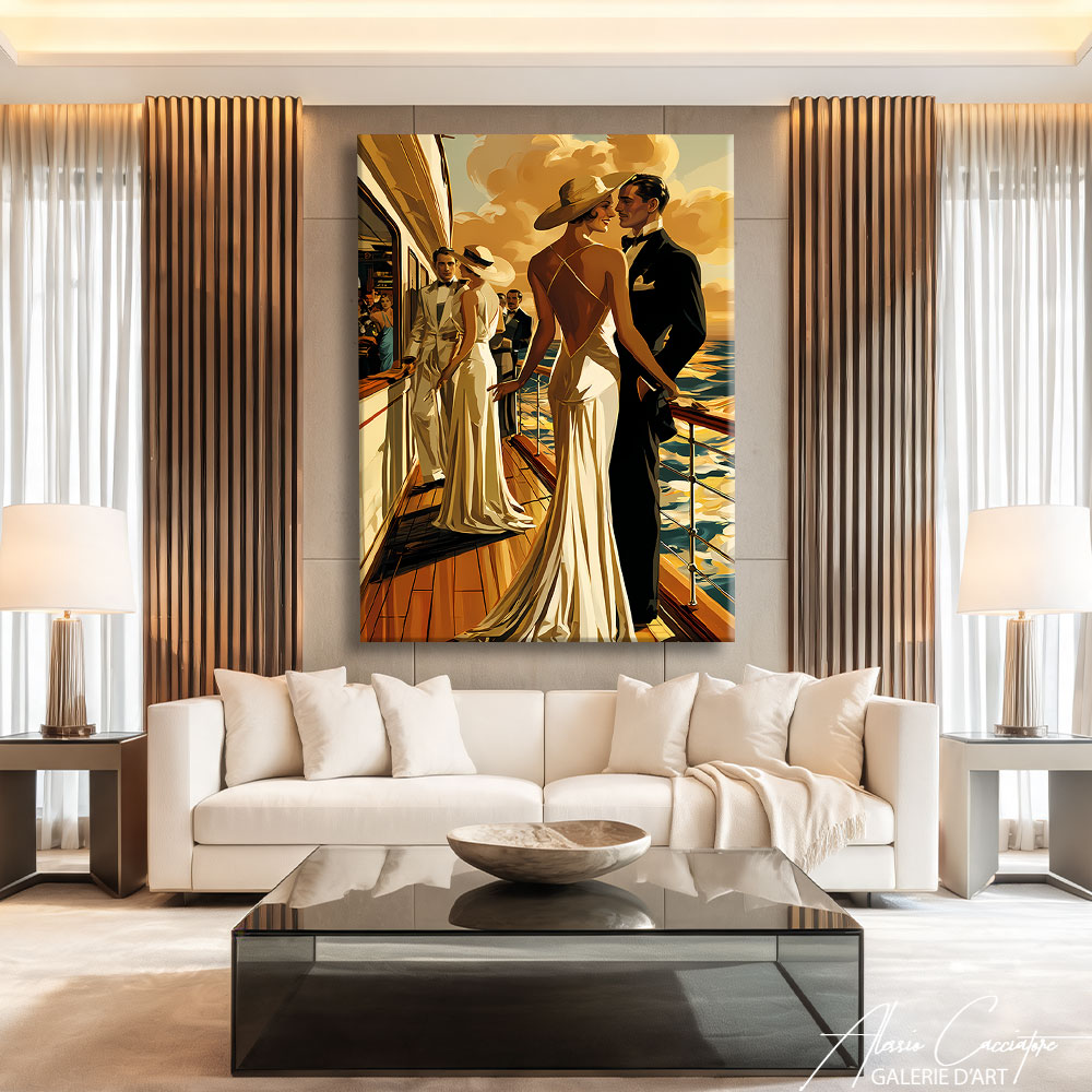 Peinture Style Art Deco Tableau