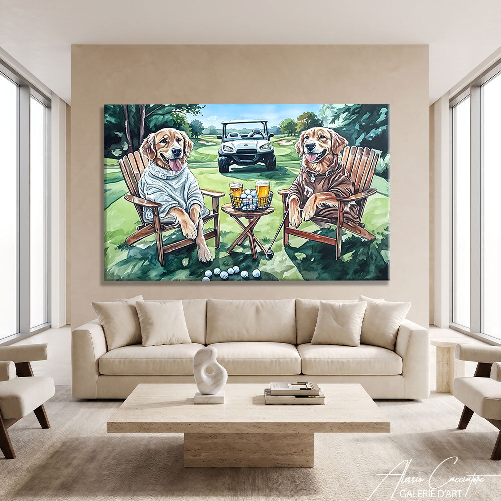 Peinture Sur Le Golf