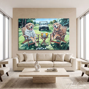 Peinture Sur Le Golf