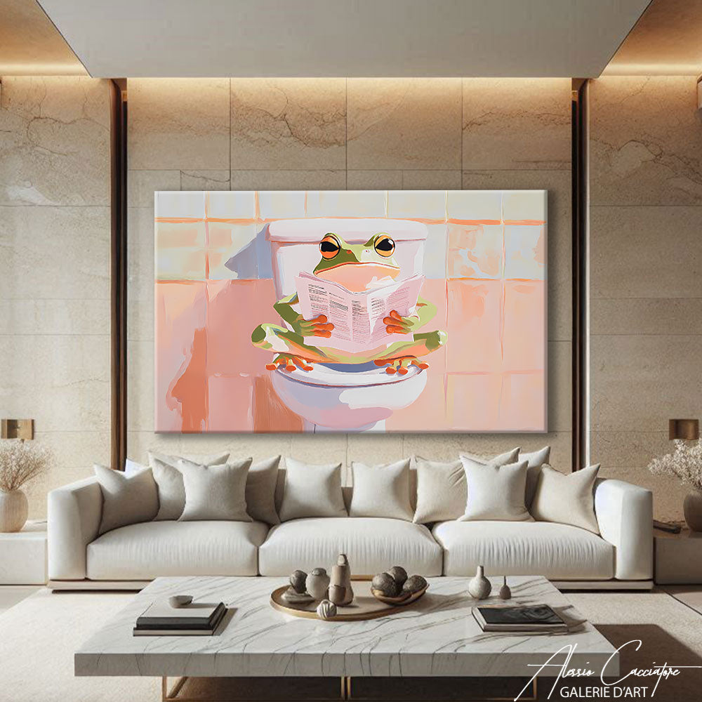 tableau grenouille