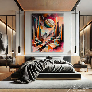 Tableau Contemporain Chambre
