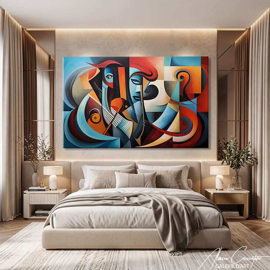 Peinture Abstraite Cubisme – mise en situation