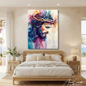 TABLEAU CHRIST COLORÉ
